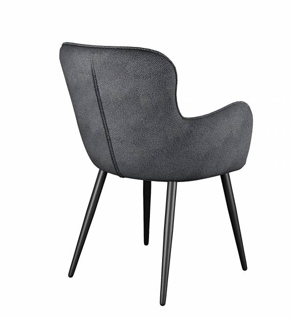 Стул DikLine 503 поворотный SB5 серый, ножки черные