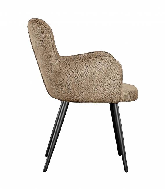 Стул DikLine 503 поворотный SB4 бежевый, ножки черные