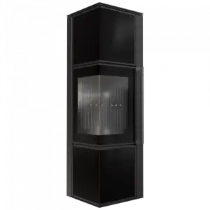 Печь Kratki PRO TORA/M 8 кВт, чёрное стекло