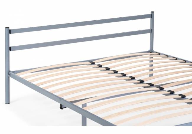 Двуспальная кровать Фади-01 160х200 серая