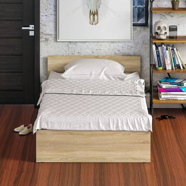 Кровать Стандарт 1200 цвет дуб сонома Кровать Стандарт 1200 цвет дуб сонома