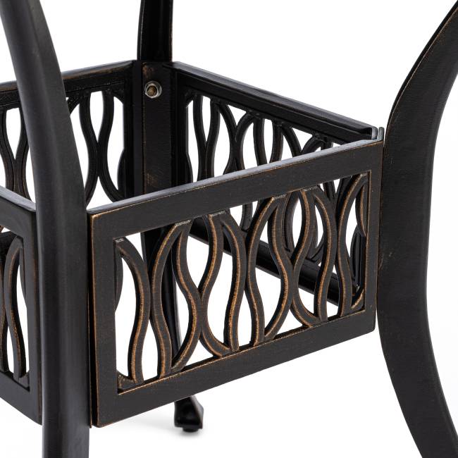 Комплект Secret de Maison Quartet/Квартет (стол+4 стула) алюминиевый сплав, бронзовый (Комплект из 4 шт.) бронза/bronze алюминиевый сплав Комплект Secret de Maison Quartet/Квартет (стол+4 стула) алюминиевый сплав, бронзовый (Комплект из 4 шт.) бронза/bronze алюминиевый сплав