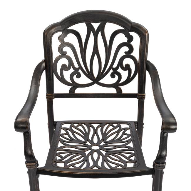 Комплект Secret de Maison Quartet/Квартет (стол+4 стула) алюминиевый сплав, бронзовый (Комплект из 4 шт.) бронза/bronze алюминиевый сплав Комплект Secret de Maison Quartet/Квартет (стол+4 стула) алюминиевый сплав, бронзовый (Комплект из 4 шт.) бронза/bronze алюминиевый сплав