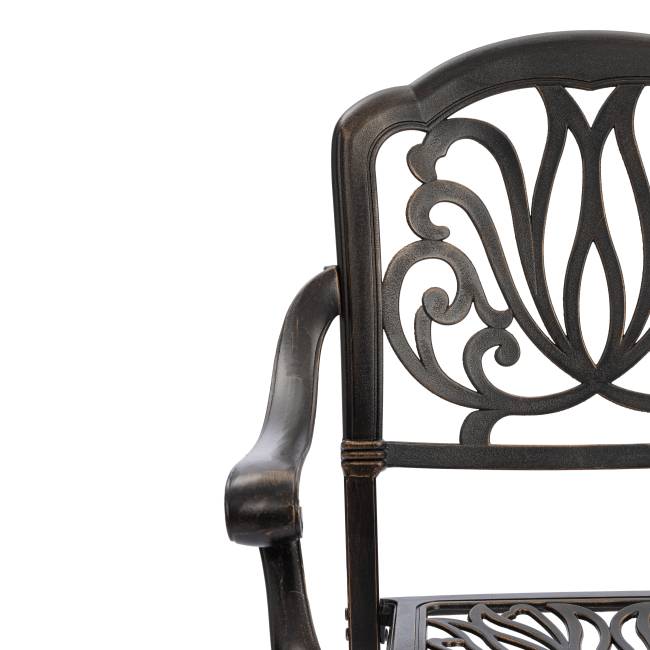 Комплект Secret de Maison Quartet/Квартет (стол+4 стула) алюминиевый сплав, бронзовый (Комплект из 4 шт.) бронза/bronze алюминиевый сплав Комплект Secret de Maison Quartet/Квартет (стол+4 стула) алюминиевый сплав, бронзовый (Комплект из 4 шт.) бронза/bronze алюминиевый сплав