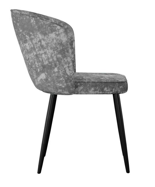 Стул DikLine 348 поворотный M13 светло-серый, ножки черные