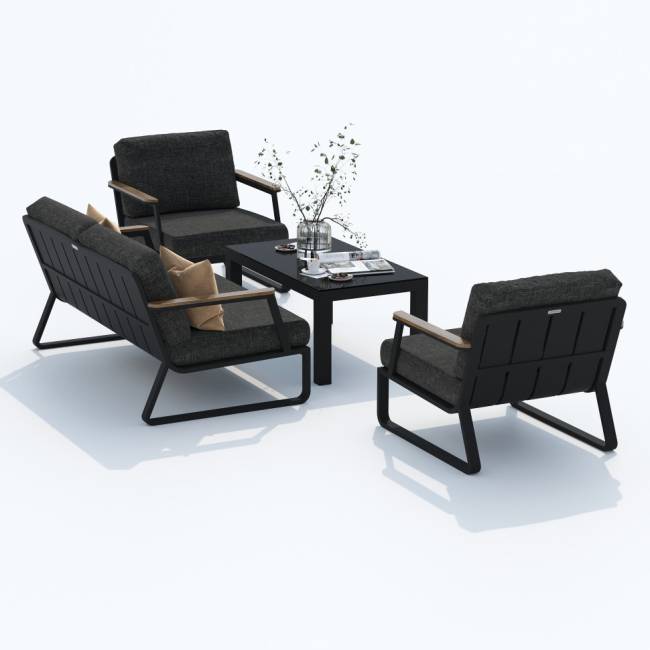 Лаунж зона ESTIVO маренго - каркас карбон