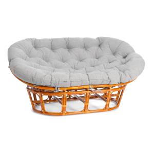 Диван MAMASAN/МАМАСАН 23/02 W /с подушкой/ 169х102х80 см, Honey (мед), матрац 182х119 см, ткань серо-бежевая 3М 16/2 Honey (мед)