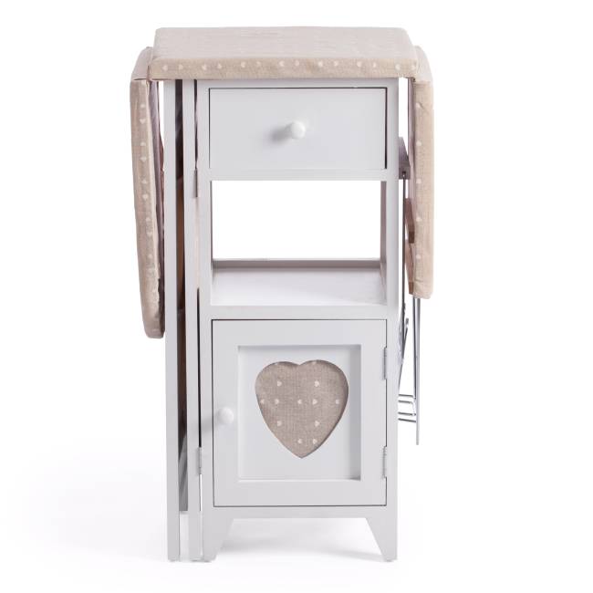 Гладильный комод с 2 ящиками Secret De Maison AMANT (mod. XD1268) дерево павловния, мдф, 126х30х72см, white (белый) white (белый) дерево павловния, мдф Гладильный комод с 2 ящиками Secret De Maison AMANT (mod. XD1268) дерево павловния, мдф, 126х30х72см, white (белый) white (белый) дерево павловния, мдф