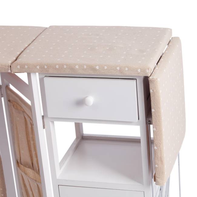 Гладильный комод с 2 ящиками Secret De Maison AMANT (mod. XD1268) дерево павловния, мдф, 126х30х72см, white (белый) white (белый) дерево павловния, мдф Гладильный комод с 2 ящиками Secret De Maison AMANT (mod. XD1268) дерево павловния, мдф, 126х30х72см, white (белый) white (белый) дерево павловния, мдф