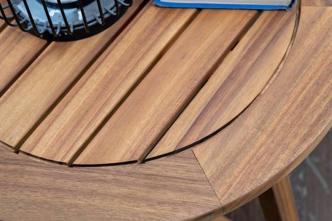 Кофейный комплект из акации DIRECTOR темно-серый