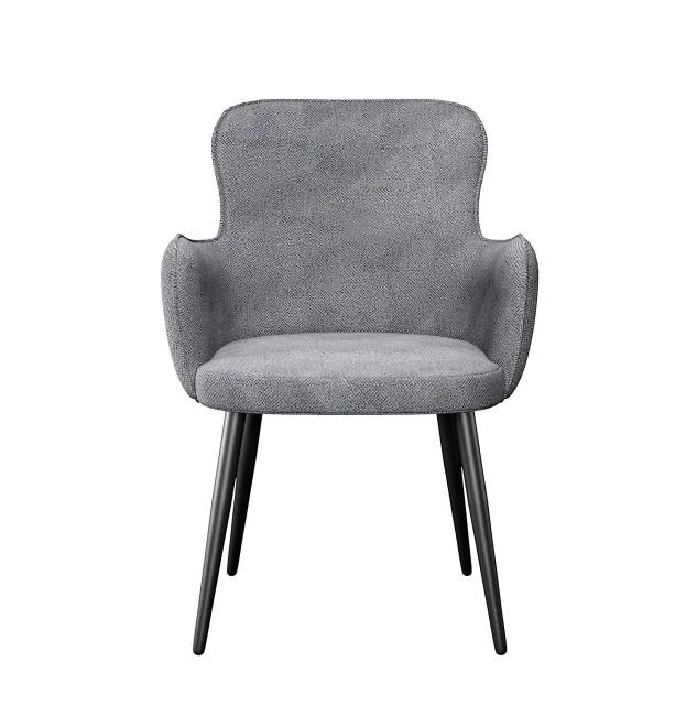 Стул DikLine 501 поворотный SB5 серый, ножки черные