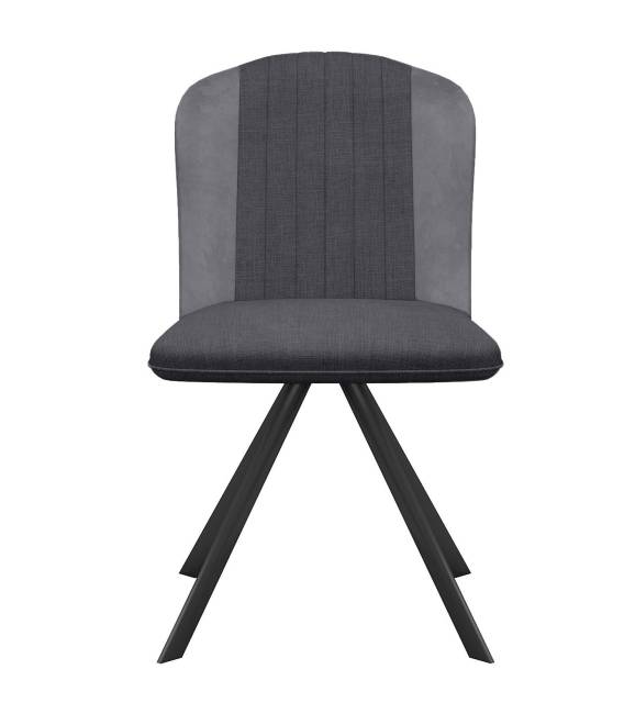 Стул DikLine 299 поворотный NS13 GRAPHITE/C56 серый, ножки черные