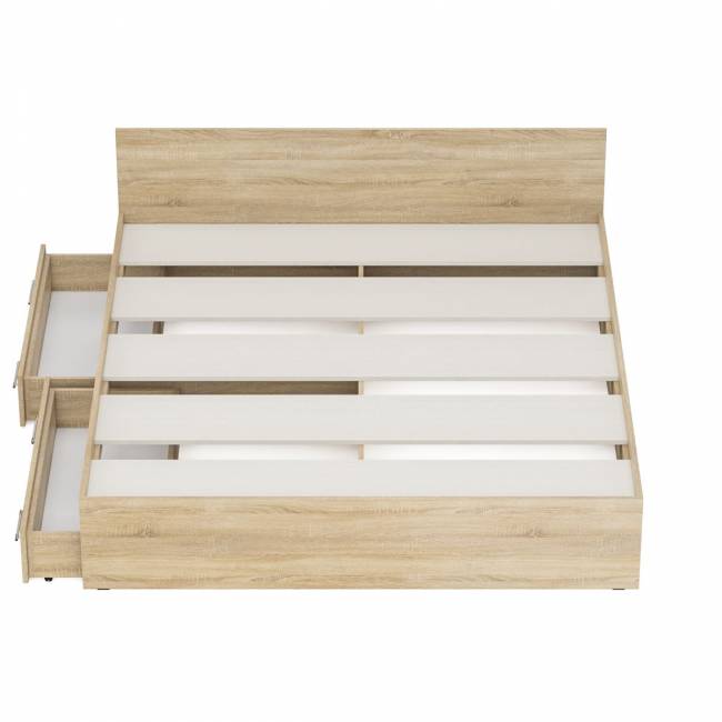 Кровать с ящиками Стандарт 1800 цвет дуб сонома Кровать с ящиками Стандарт 1800 цвет дуб сонома