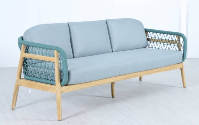 Диван деревянный трехместный Cambria натуральный, мальмо 1991х715х722 мм Диван деревянный трехместный Cambria натуральный, мальмо 1991х715х722 мм