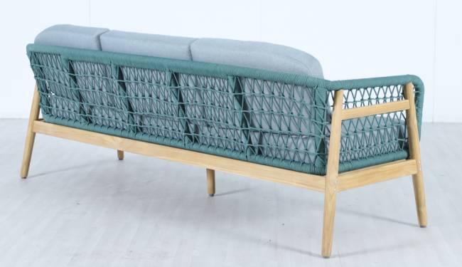 Диван деревянный трехместный Cambria натуральный, мальмо 1991х715х722 мм Диван деревянный трехместный Cambria натуральный, мальмо 1991х715х722 мм