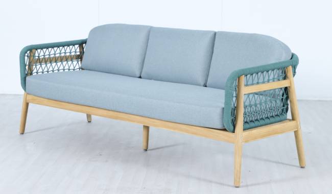 Диван деревянный трехместный Cambria натуральный, мальмо 1991х715х722 мм Диван деревянный трехместный Cambria натуральный, мальмо 1991х715х722 мм