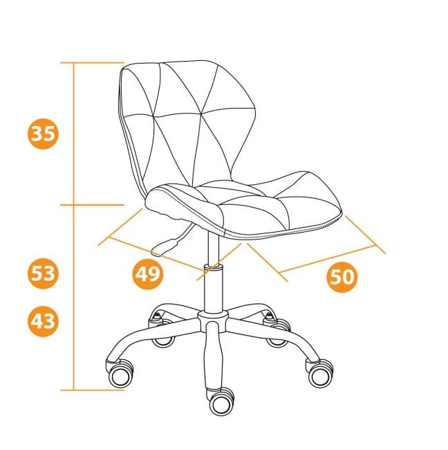 Кресло SELFI флок , коричневый, 6 коричневый флок