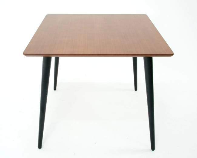 Стол Монте М 90 чёрное дерево/орех