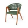 "Амстердам" плетеный стул из искусственного ротанга, цвет зеленый