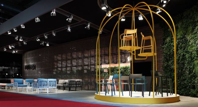 Стул пластиковый Trill Bistrot антрацит 500х515х825 мм