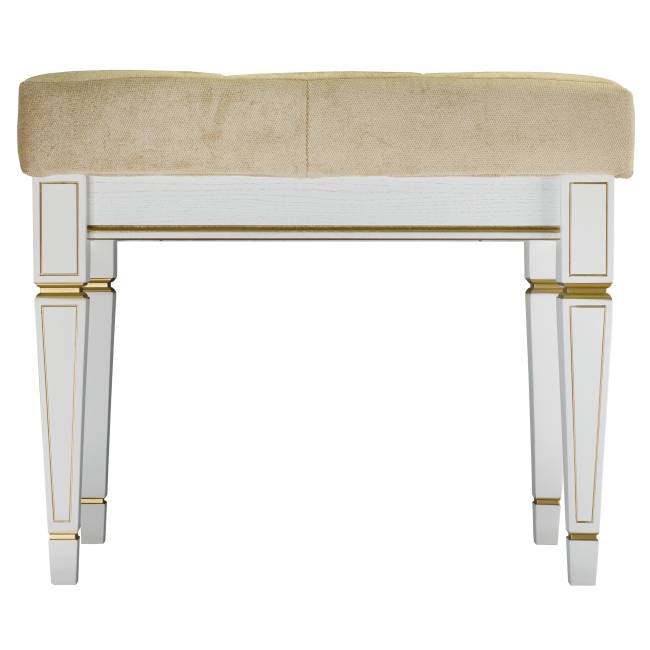 Банкетка Васко В 97Н белый ясень/золото Банкетка Васко В 97Н белый ясень/золото