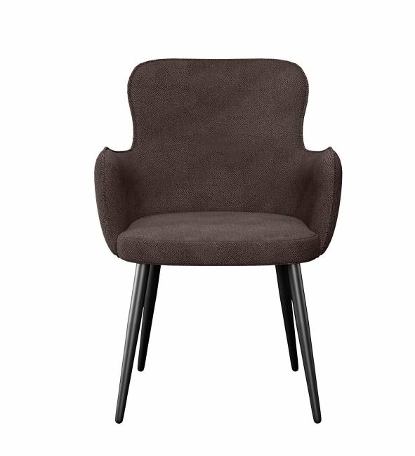 Стул DikLine 503 поворотный SB3 шоколад, ножки черные