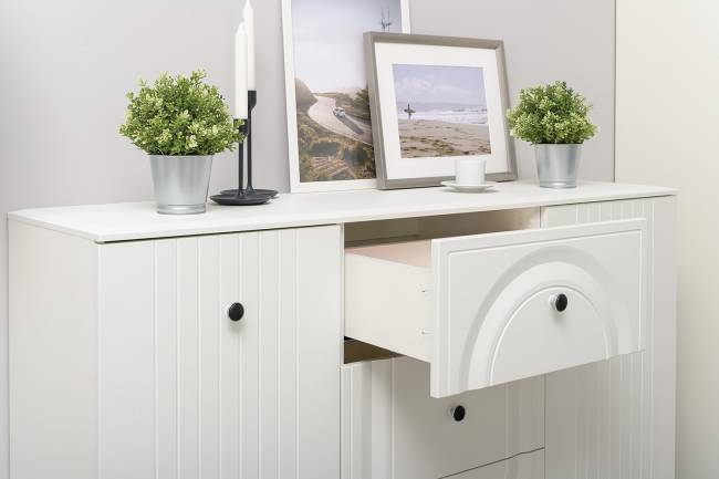 Белая мебель для спальни Валенсия № 17 цвет белый шагрень Белая мебель для спальни Валенсия № 17 цвет белый шагрень