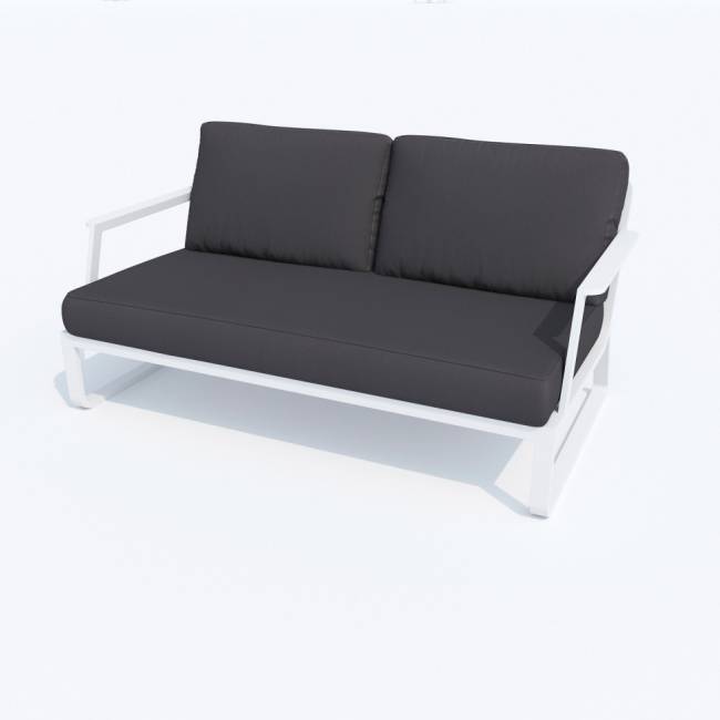 Лаунж зона ESTIVO антрацит - белый каркас