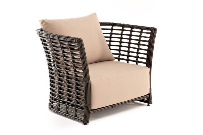 "Валенсия" кресло из искусственного ротанга, цвет бронзовый "Валенсия" кресло из искусственного ротанга, цвет бронзовый