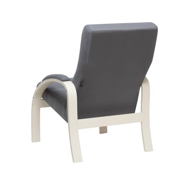 Кресло Leset Лион Слоновая кость V32 серый