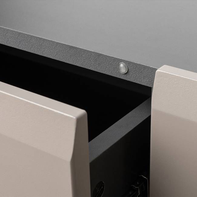 Две открытых полки Сидней и ТВ-тумба цвет антрацит/МДФ веллюто капучино