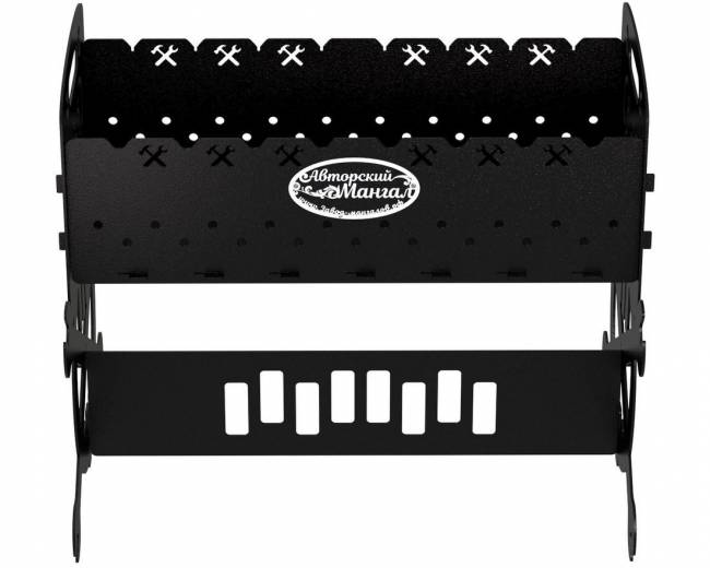 Мангал разборный "Механика", сталь AISI304, 3мм