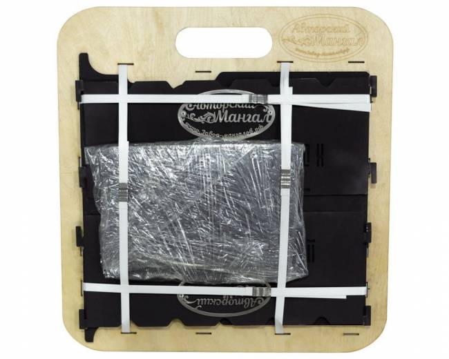 Мангал разборный "Охотник", сталь AISI304, 3мм