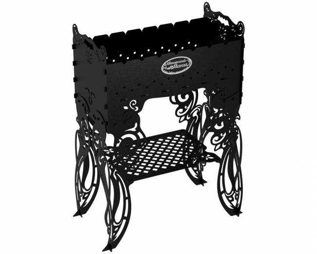 Мангал разборный "Бабочка", сталь AISI304, 3мм