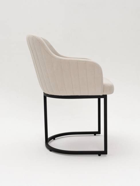 Стул Amely ivory / Black