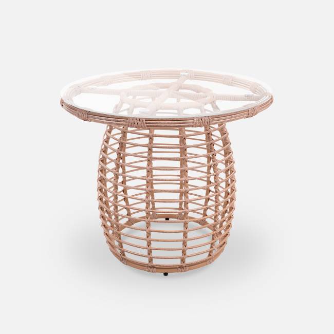 Стол Lotus D930 СТ обеденный (с упаковкой) Ирбис, RAL 1019, CT.Белый сатин