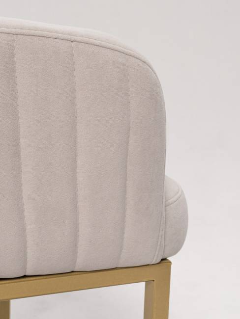 Стул Amely ivory / Gold