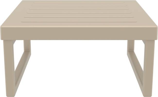 Комплект пластиковой мебели Mykonos бежевый, черный Комплект пластиковой мебели Mykonos бежевый, черный