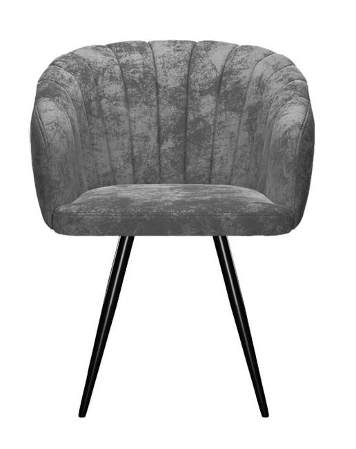 Стул DikLine 442 поворотный, M14 серый, ножки черные