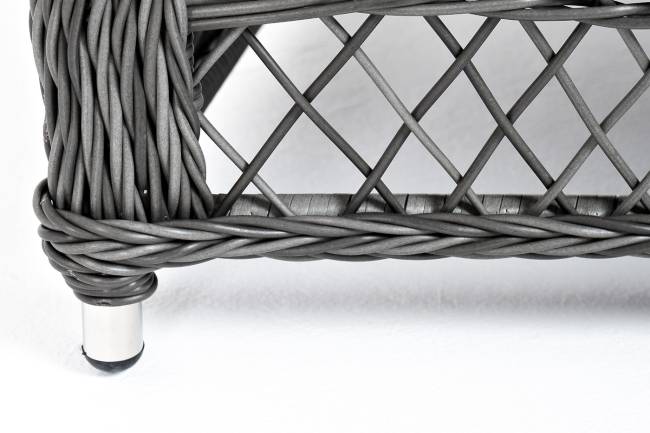 "Гранд Латте" диван трехместный из искусственного ротанга, цвет графит "Гранд Латте" диван трехместный из искусственного ротанга, цвет графит