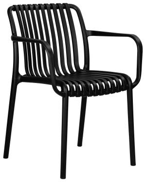 Стул обеденный DOBRIN WALTER ARM, черный (B-03) Стул обеденный DOBRIN WALTER ARM, черный (B-03)