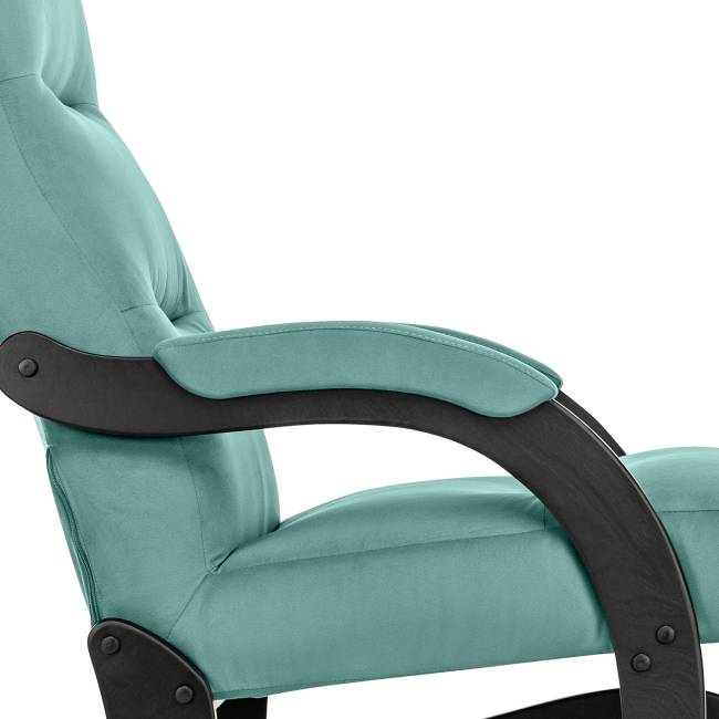 Кресло-маятник Leset Дэми Венге V43 зелёный