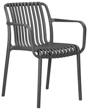 Стул обеденный DOBRIN WALTER ARM, темно-серый (GR-04)